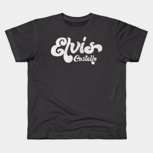 Elvis Costello / Retro Fan Art Design Kids T-Shirt